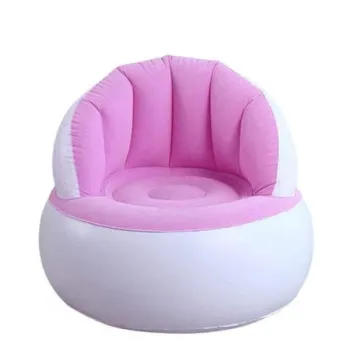 Scaun gonflabil confortabil cu pompa inclusa, design modern, dimensiuni 85x70 cm, ideal pentru interior si exterior, imagine