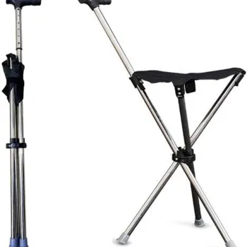 Scaun pliabil cu baston, inaltime 82 cm, maxim 100 kg imagine