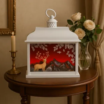 Semineu decorativ cu design artistic 25 x 29 cm imagine