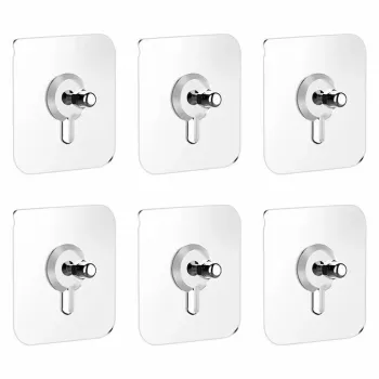 Set 10 suporturi autoadezive pentru perete, fara gaurire, potrivite pentru poze, rame foto, oglinzi sau decoratiuni imagine