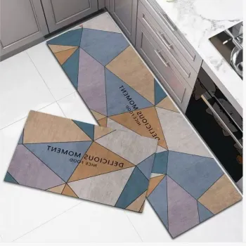 Set 2 covoare de bucatarie, antiderapant, 50x60cm, 50x120cm, imagine