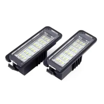 Set 2 lampi LED numar inmatriculare Volkswagen, Skoda, Seat, cod H02008 imagine