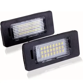 Set 2 Lampi Numar LED Canbus fara eroare BMW E39, E60, E61, E90, E91, E92, E93, E81, E82, X1/ E84, X5/E70, X6/E71 imagine