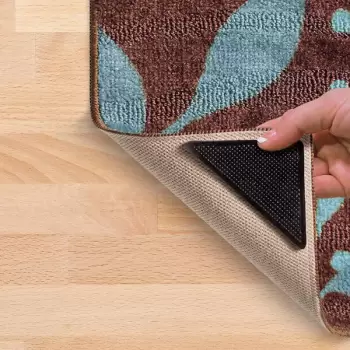 Set 4 benzi antiderapante pentru covor imagine