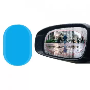 Set 4 x Folie antiaburire pentru oglinzi auto imagine