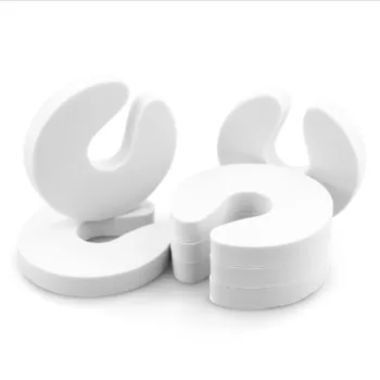 Set 5 opritoare pentru protectie din spuma pentru usa, Alb/Maro imagine
