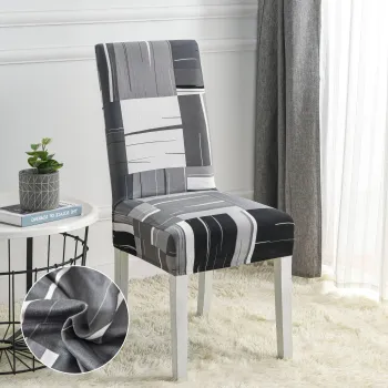 Set 6 huse universale, elastice, pentru scaun imagine