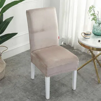 Set 6 huse universale, elastice, pentru scaun, din catifea imagine