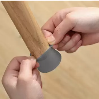 Set 8 protectii din silicon pentru picioare scaun, masa, mobila imagine