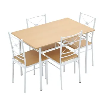 Set dining/bucatarie, masa cu 4 scaune, 110x70x75 cm imagine