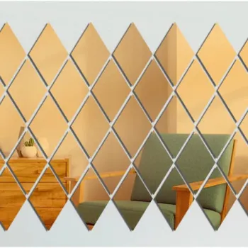 Set oglinzi acrilice, autoadezive 17, 32 sau 57 de piese imagine