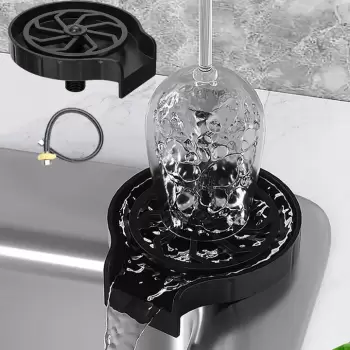 Spalator cu presiune pentru pahare, prindere pe chiuveta imagine