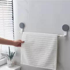 Suport prosop pentru baie, fixare cu adeziv imagine